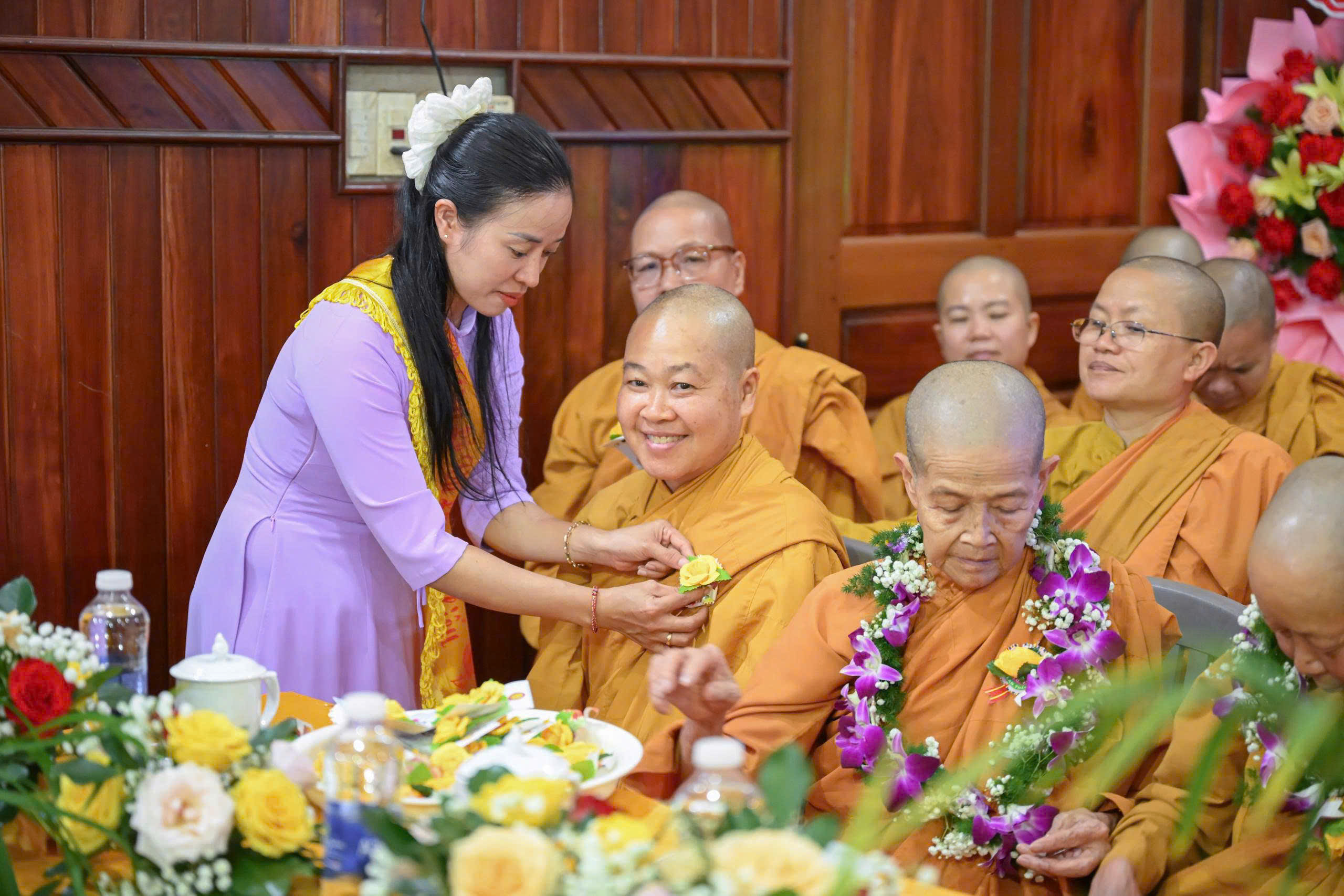 Trang nghiêm Lễ Vu Lan Báo Hiếu tại tịnh xá Ngọc Lai